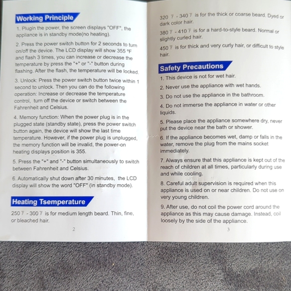 🏷️LAST CHANCE SALE $5 ITEM Ceramic Ionic Straightener Brush for Men and Women - Picture 6 of 6